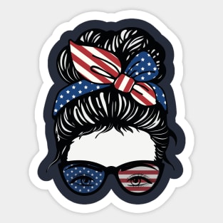 American Woman Sticker